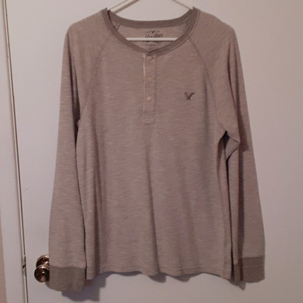 American Eagle henley thermal.
